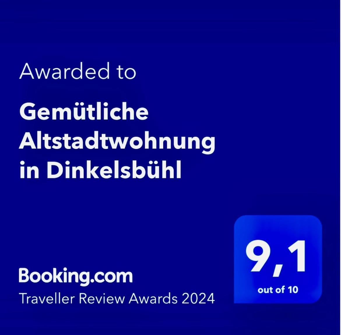 Gemuetliche Altstadtwohnung In Dinkelsbühl Eksteriør bilde